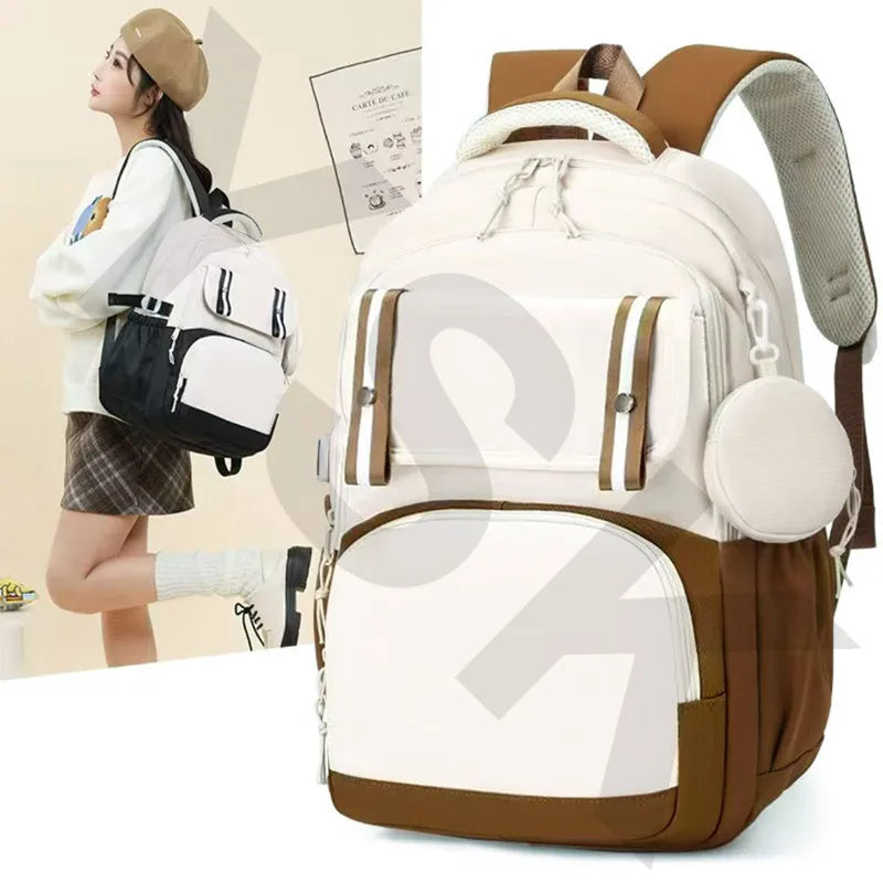 Cartoon Anime Backpack-Stylish Large Capacity Schoolbag