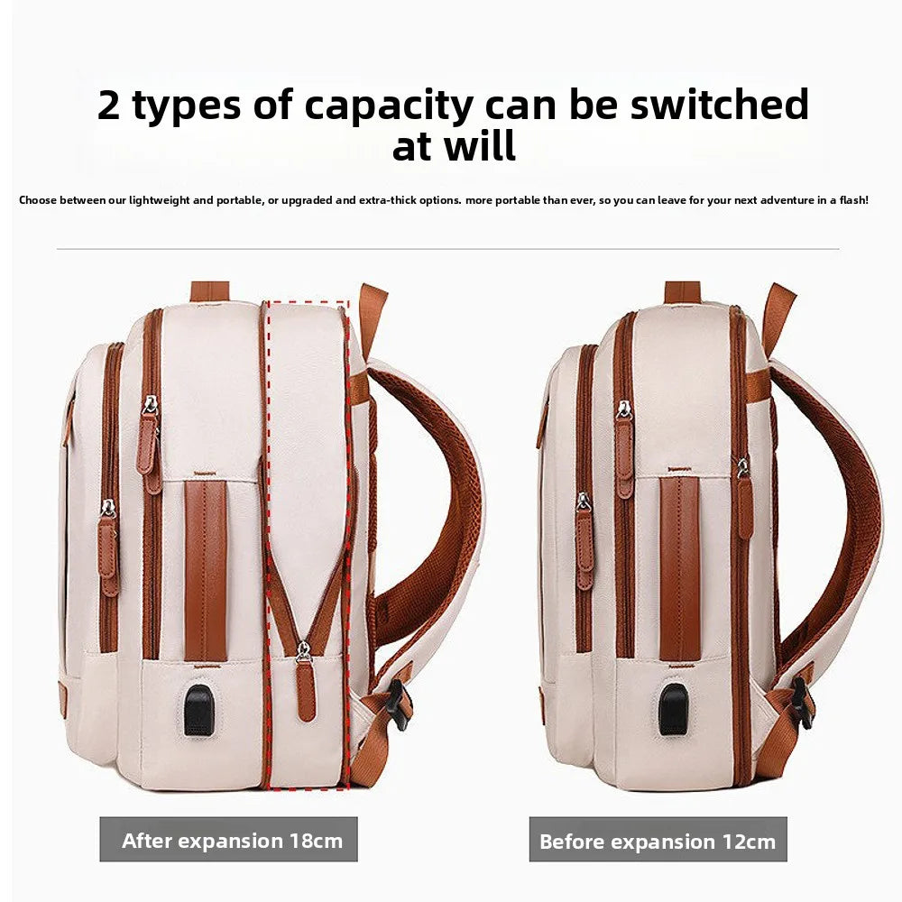 Oxford Cloth Leisure Backpack – High-End Fashion Waterproof Laptop Bag