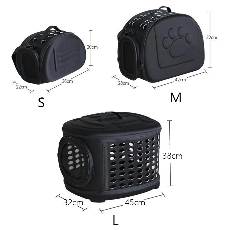 Foldable Mesh Sling Bag – Comfortable Carrier for Cats, Dogs & Rabbits