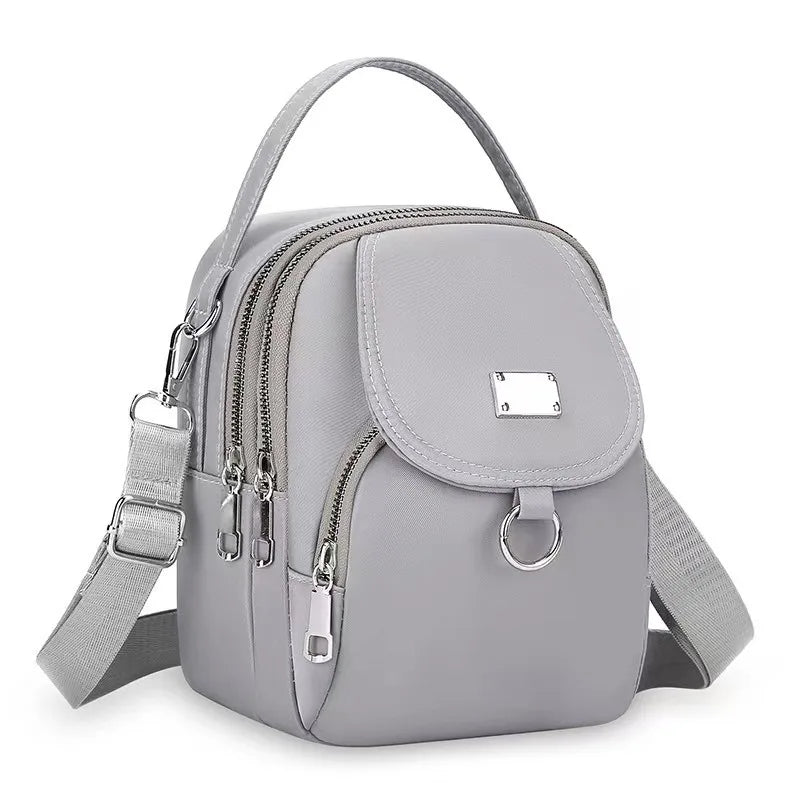 Durable Oxford Mini Crossbody Bag– Lightweight 3-Layer Crossbody