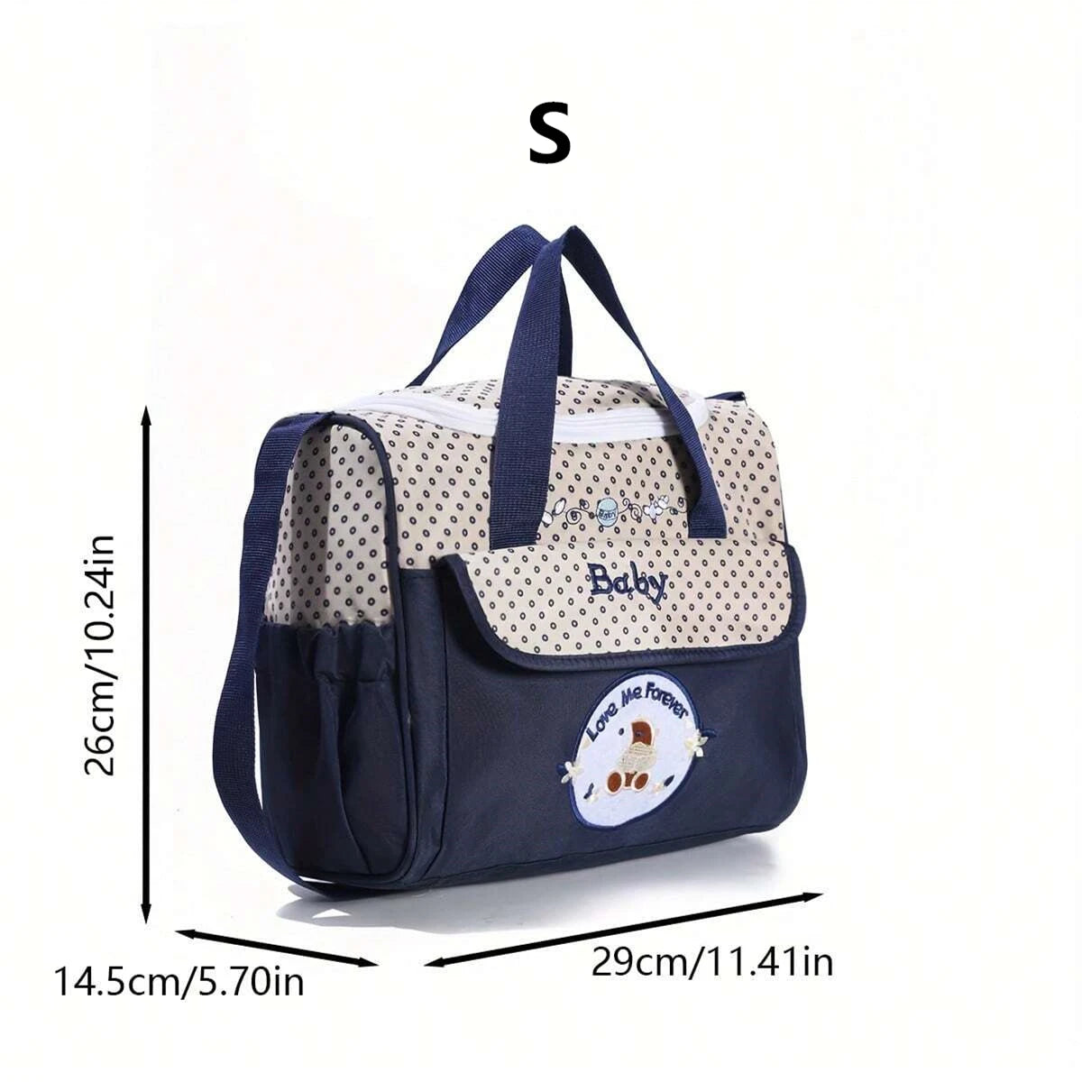 Cartoon Bear Mommy Diaper Bag – Lightweight Large Capacity Bag