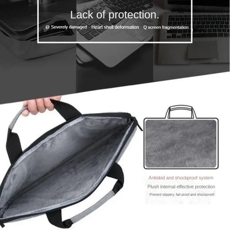 Stylish Laptop Bag Sleeve – Shoulder Handbag & Briefcase for 13.3–15.6 Inch Computers