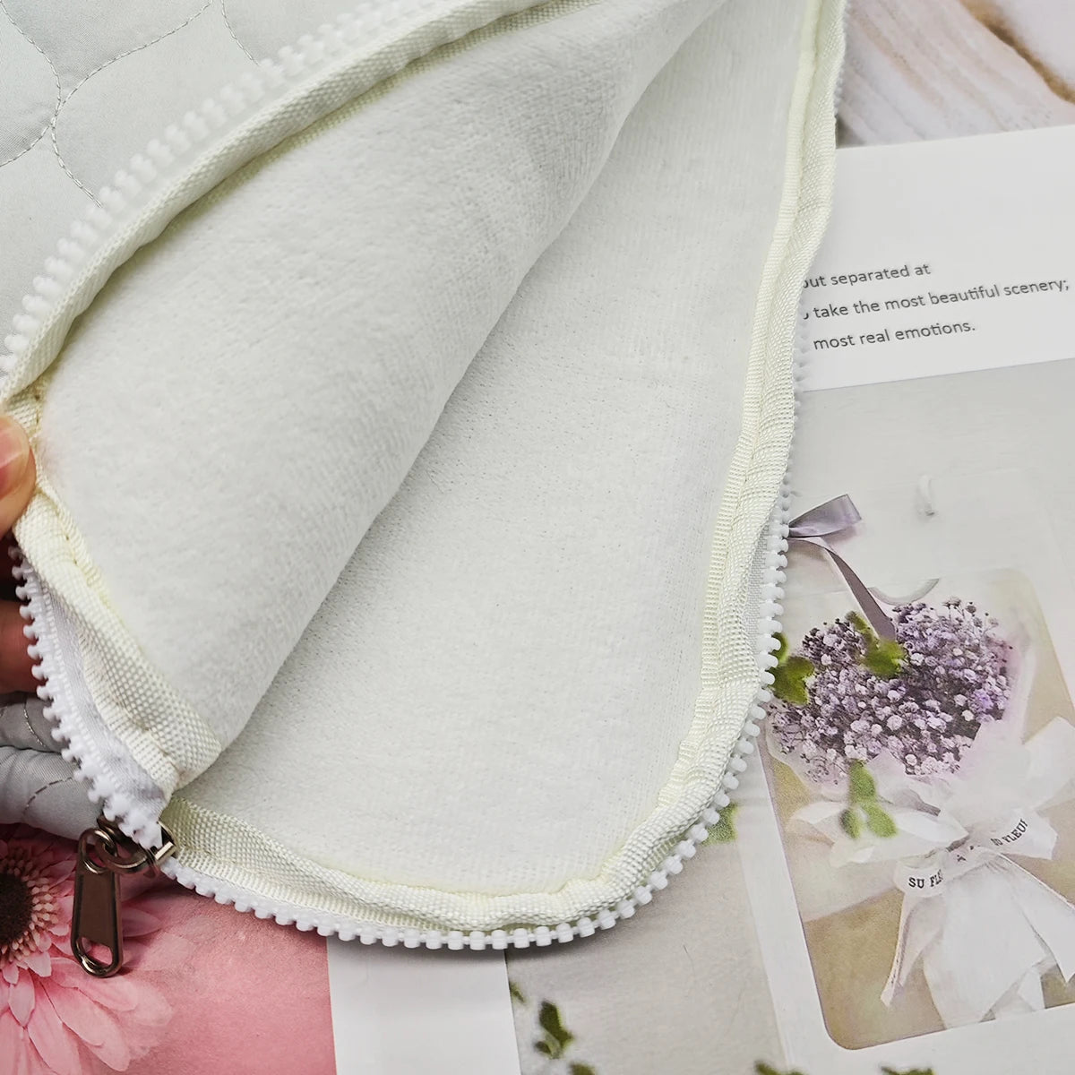 13–14 Inch iPad & Laptop Sleeve with Bow Embroidery