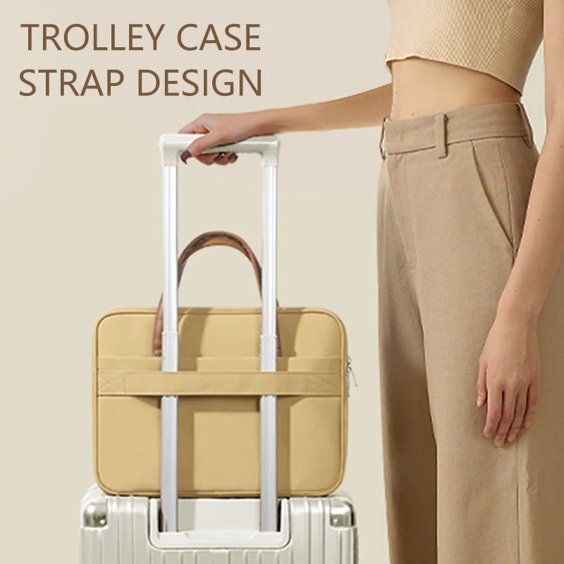 Business Messenger Laptop Bag – Protective Sleeve Case for MacBook Air/Pro, HP, Dell, Asus, Huawei