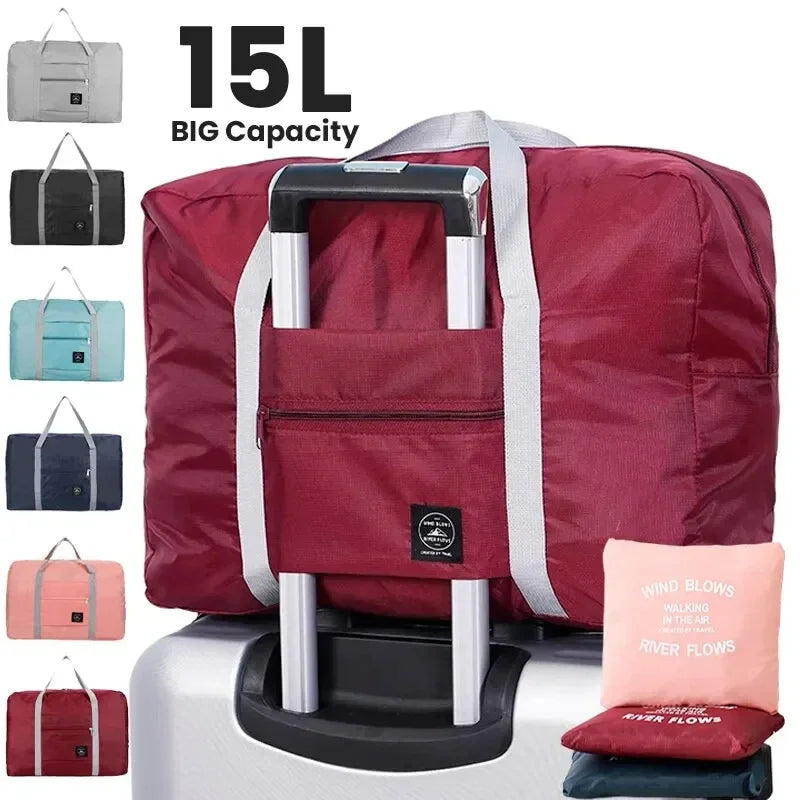 Foldable Duffel Bag Lightweight Travel & Carry-On Bag