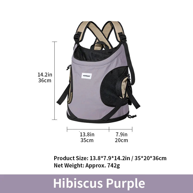 Pet Carrier Shoulder Backpack – Portable Travel Bag