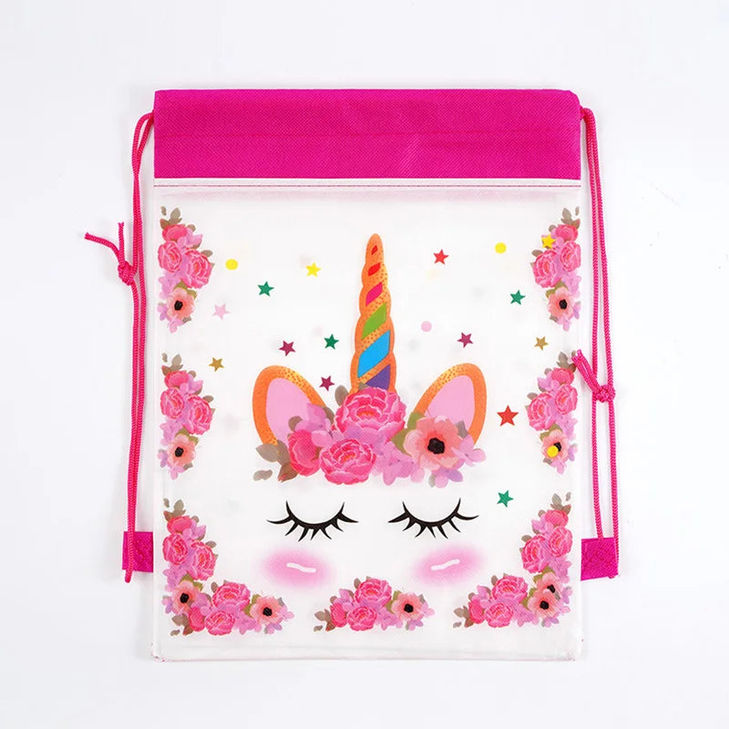 Cute Cartoon  Drawstring Pouches