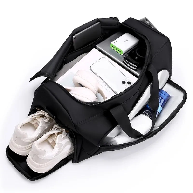 Sports Gym Bag – Large Capacity Travel Duffel Bag with Shoe Compartment