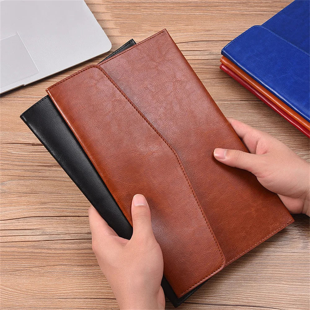 Leather Document Organizer – File Folder & Passport Holder