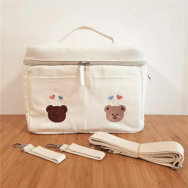 Portable Baby Feeding Bottle Bag – Insulated Nappy & Diaper Organizer