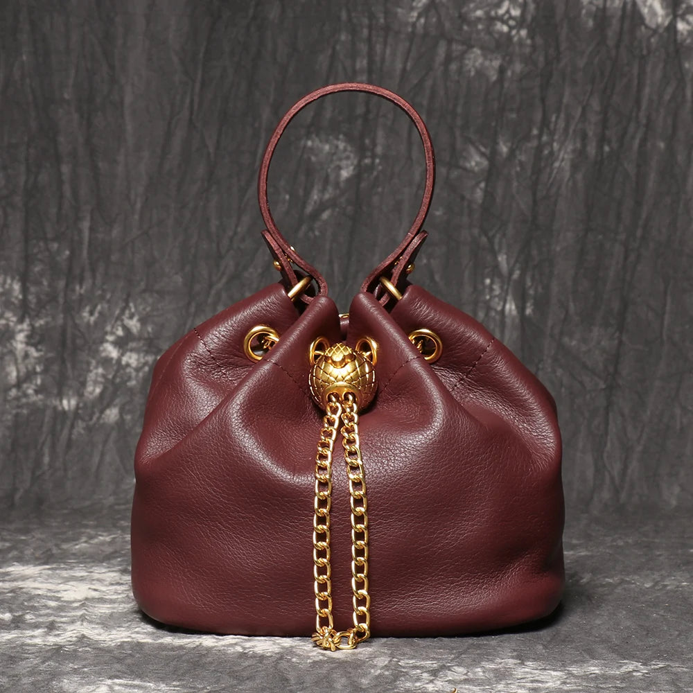 Genuine Leather Shoulder Bag