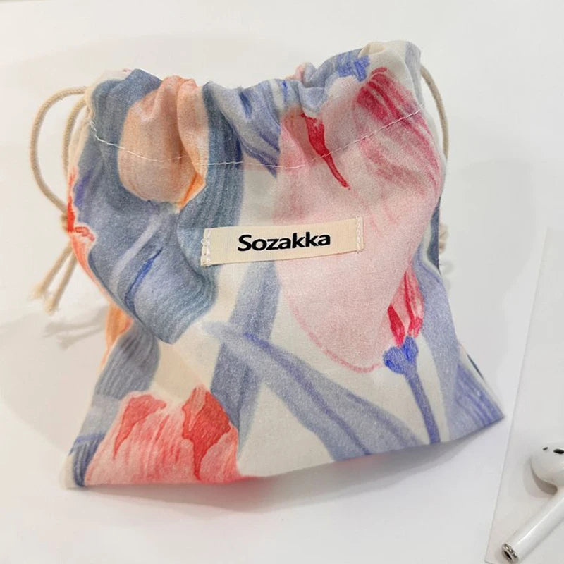 Foldable Drawstring Bag