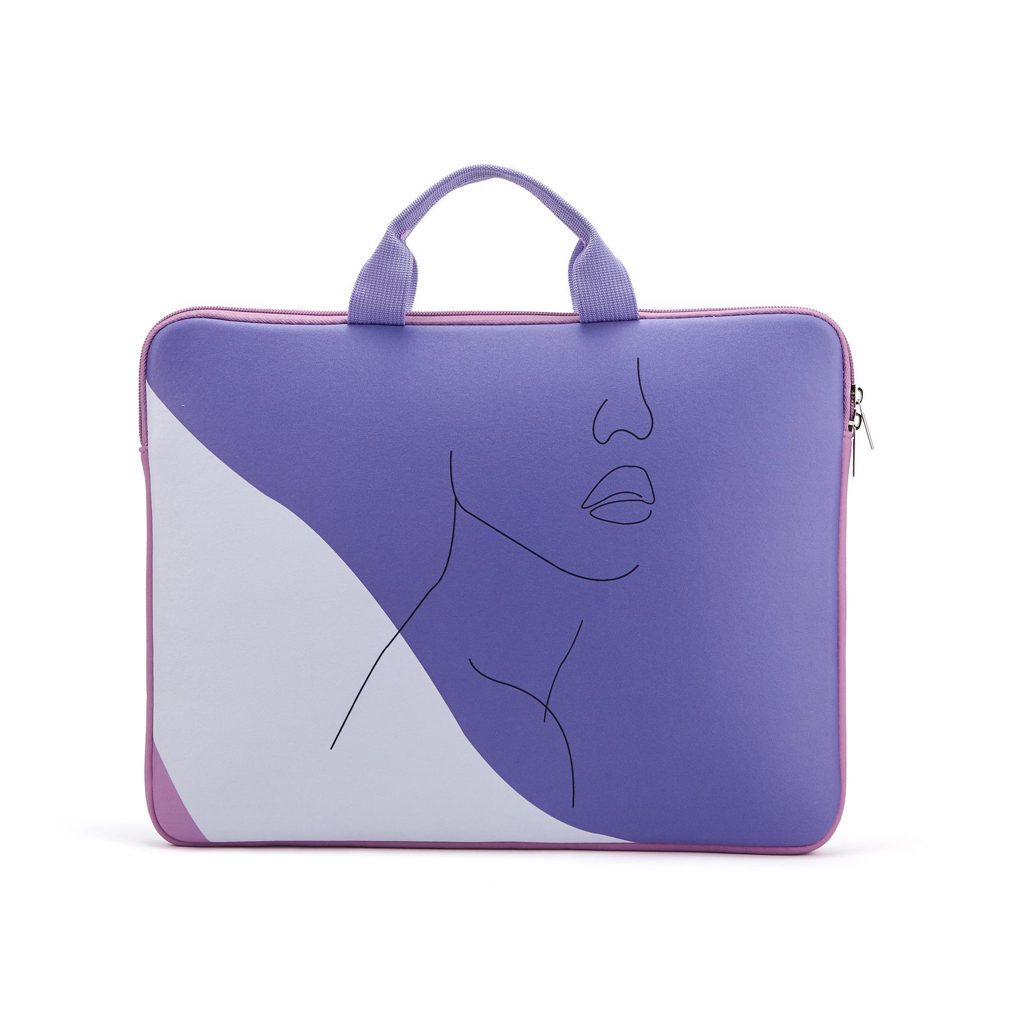 Trendy Heat Transfer Laptop Bag – 11–17 Inch Protective Case for Work,  School