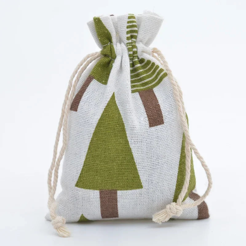 Cute Print Drawstring Pouches