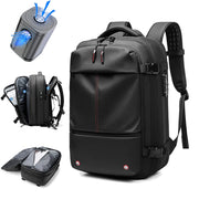 Smart Compression Backpack – 17-Inch Laptop Travel Bag