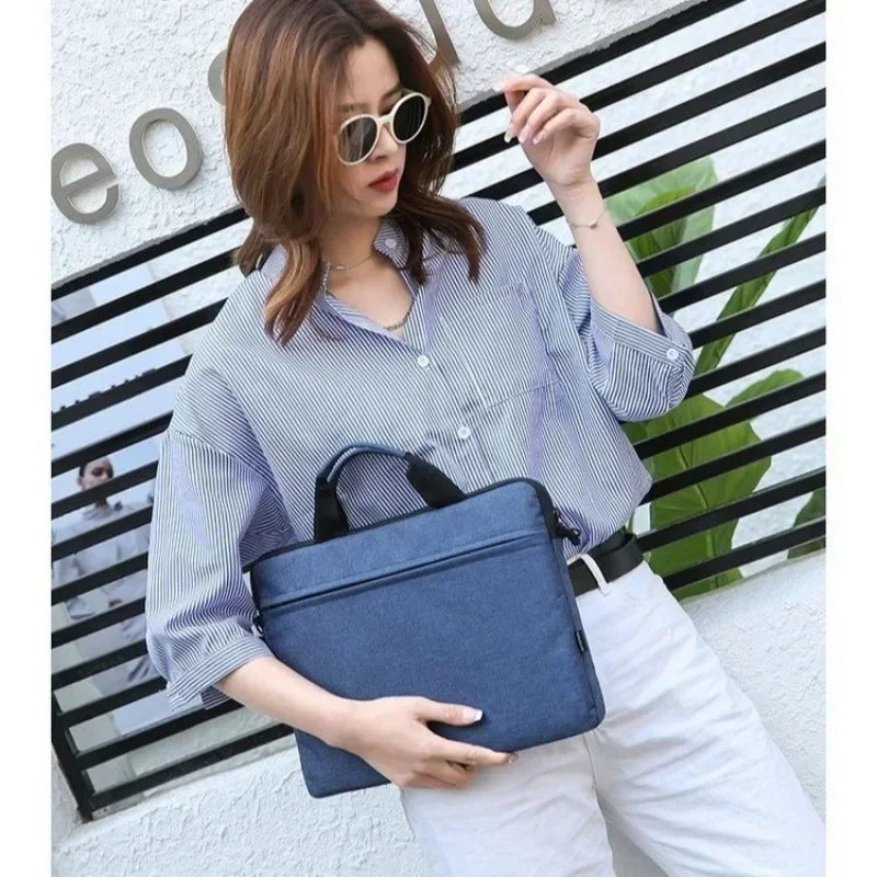 Stylish Laptop Bag Sleeve – Shoulder Handbag & Briefcase for 13.3–15.6 Inch Computers