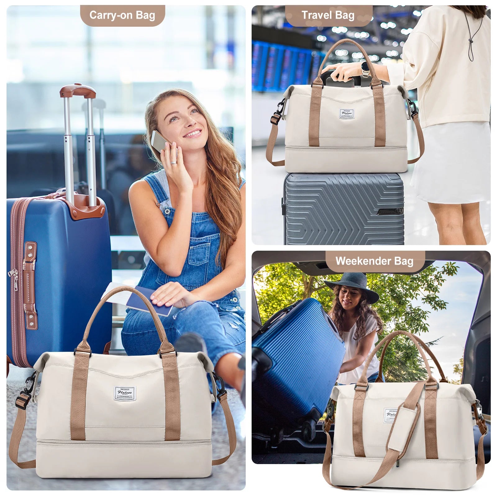 Stylish Travel Duffle Bag- Weekender Bag