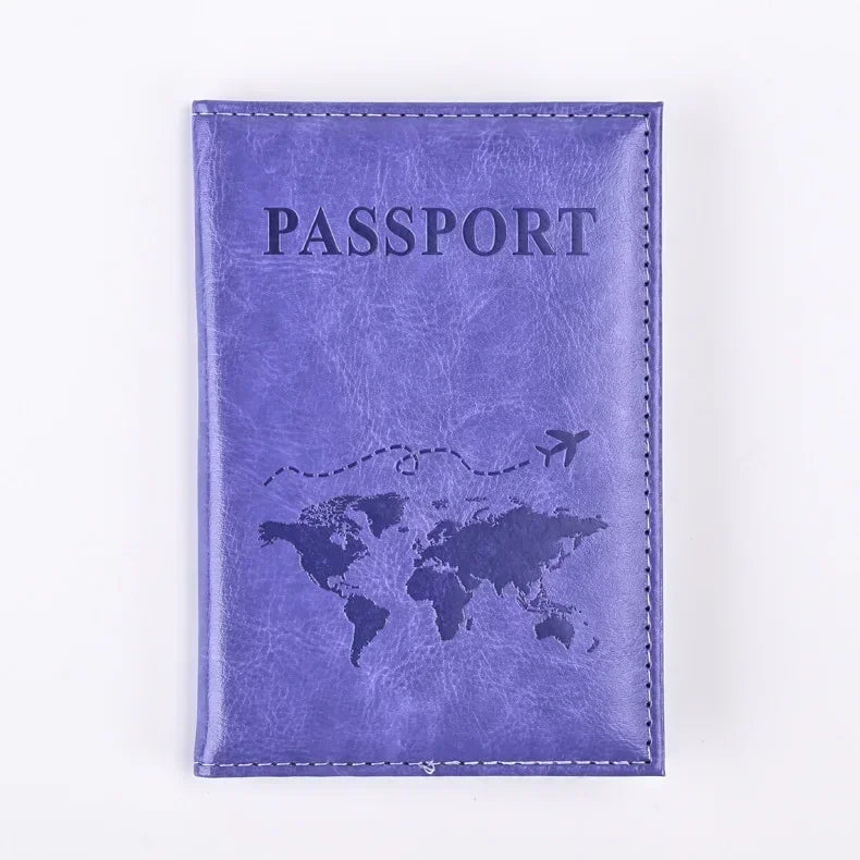 Vintage Marble Passport Holder