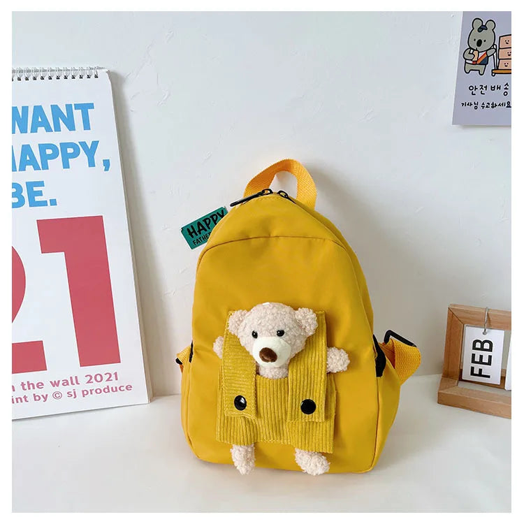 Kids Cartoon Backpack – Custom Embroidered Name Baby Bag