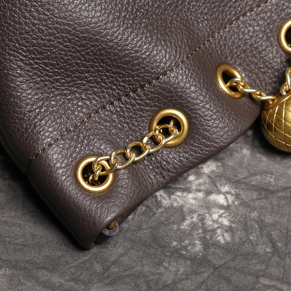 Genuine Leather Shoulder Bag