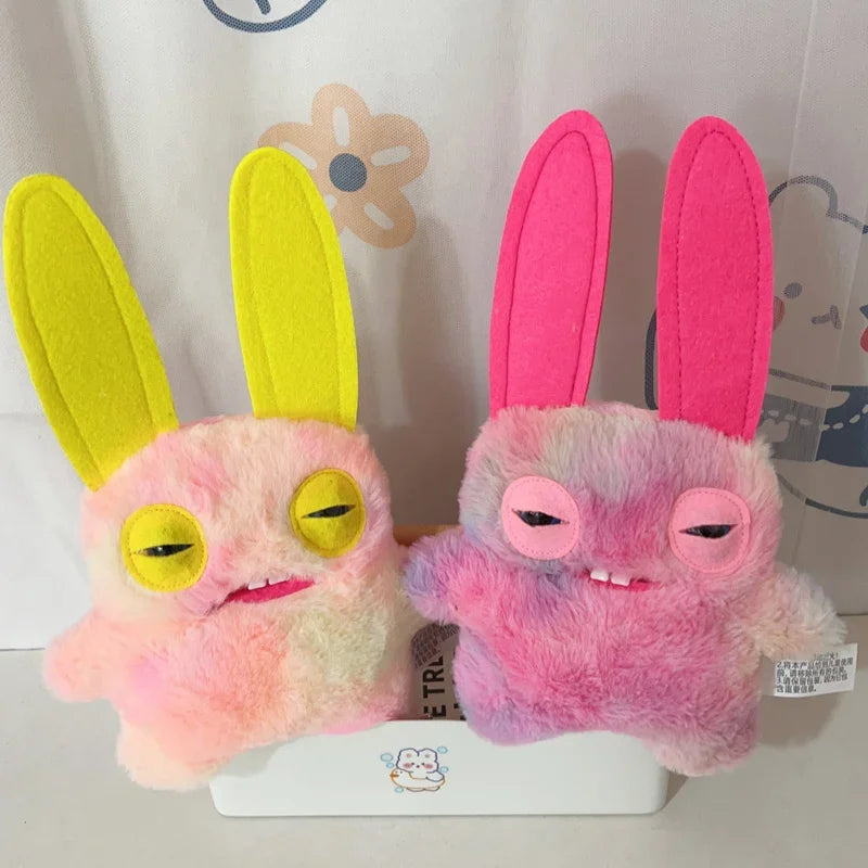Crazy Monster Plush Toy – Rainbow Rabbit Ugly Cute Plush Doll