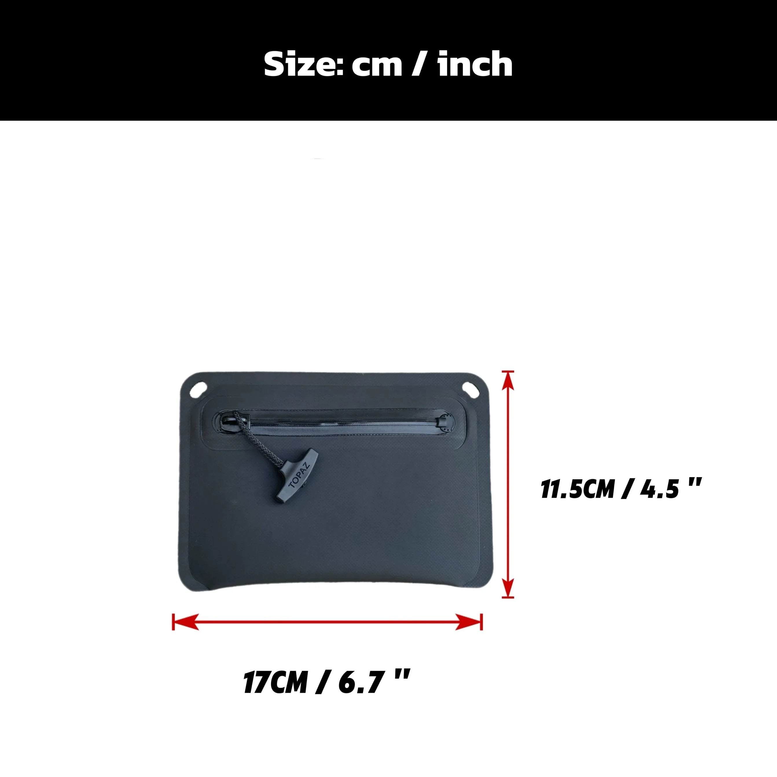 IPX8 Waterproof Passport Holder -Airtight Zipper Case