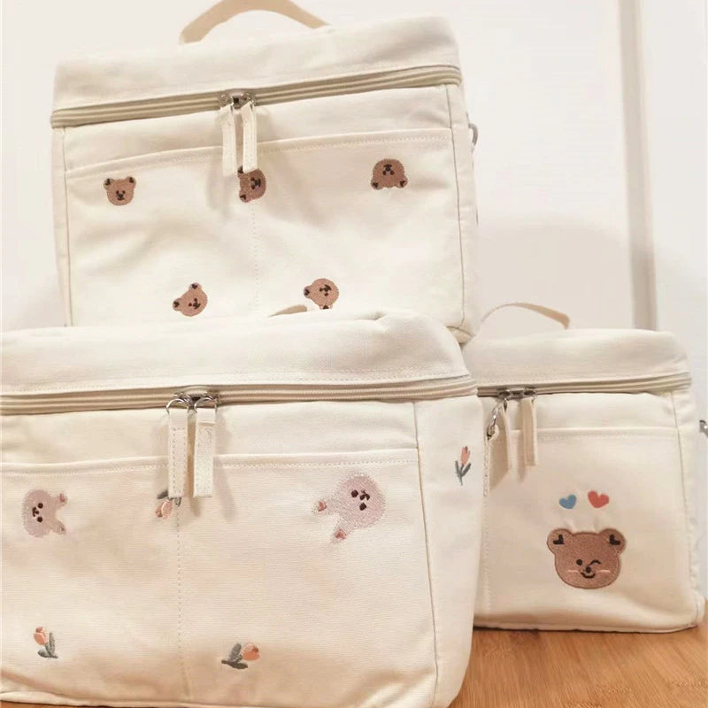 Portable Baby Feeding Bottle Bag – Insulated Nappy & Diaper Organizer