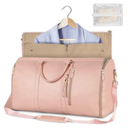 Foldable PU Leather Travel Duffel Bag