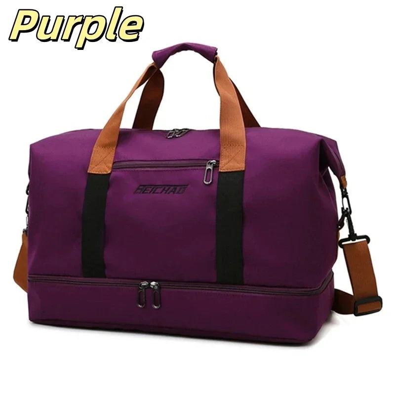 Durable Wet Dry Travel Duffle Bag – Wet Separation Duffel Bag