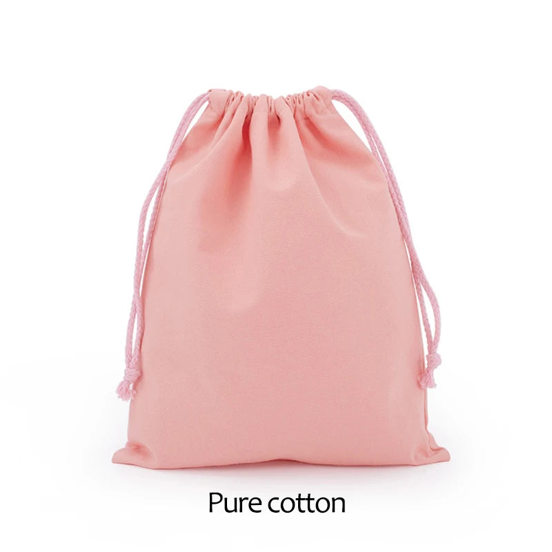 Plain Cotton Canvas Drawstring Bag
