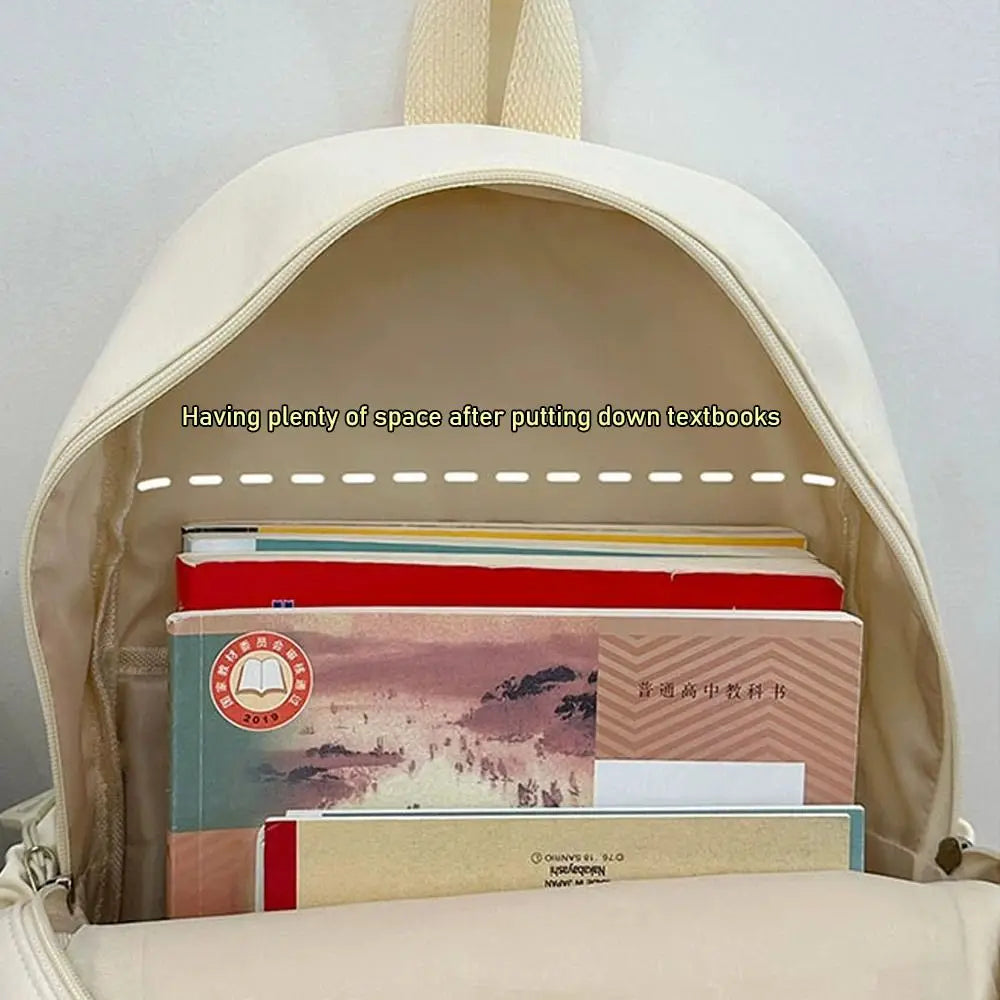 Nylon Backpack – Large Capacity Travel & School Bag