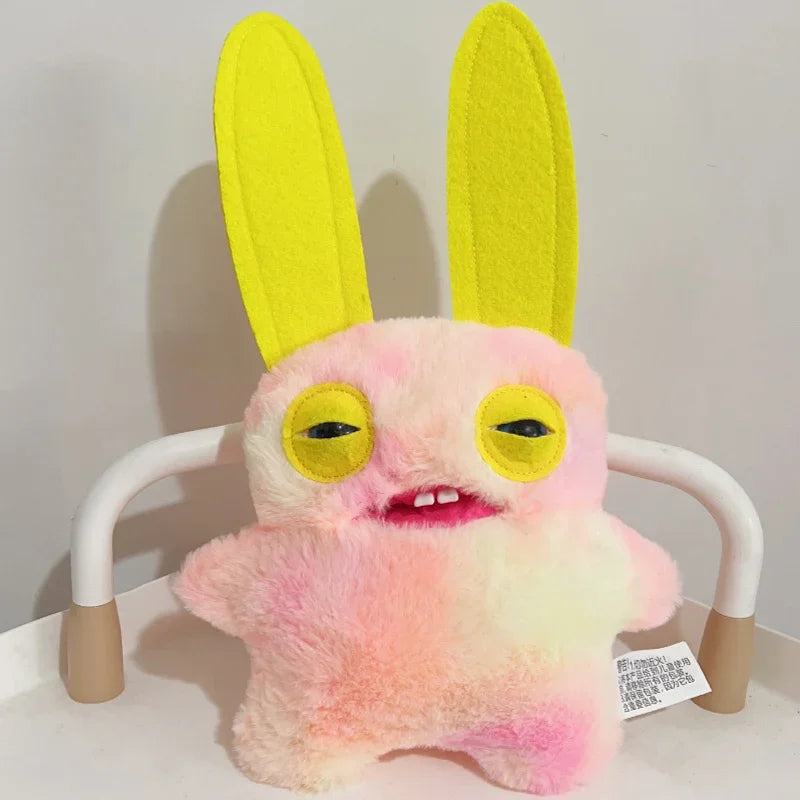 Crazy Monster Plush Toy – Rainbow Rabbit Ugly Cute Plush Doll