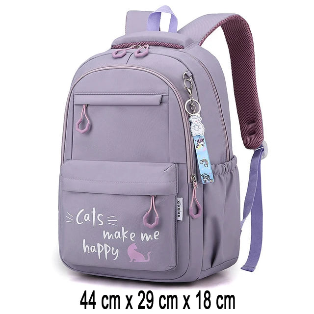 Stylish Pink Backpack for School & Travel – Durable and Spacious Design