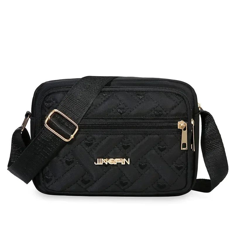Fashionable Multi-Compartment Shoulder Bag