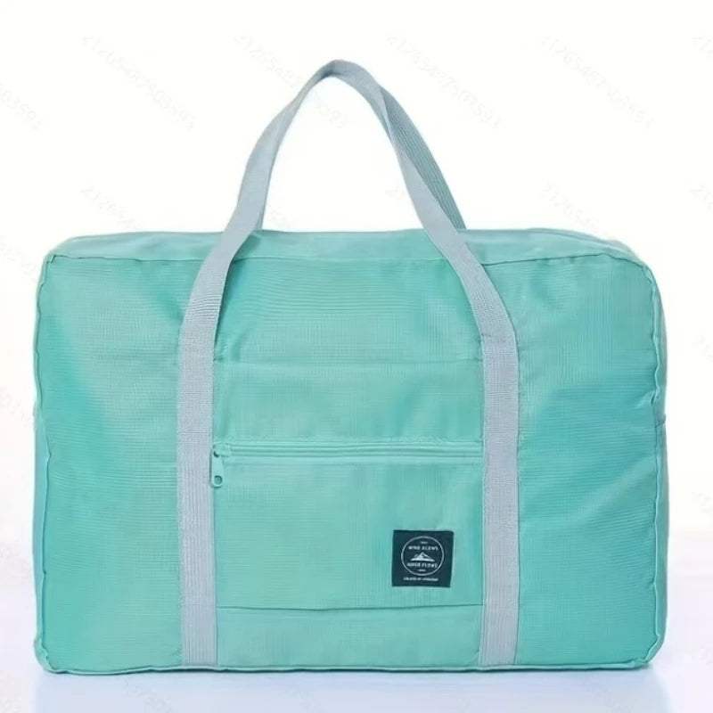 Large Foldable Travel Duffel Bag – Storage Bag for Clothes, Boarding & Moving