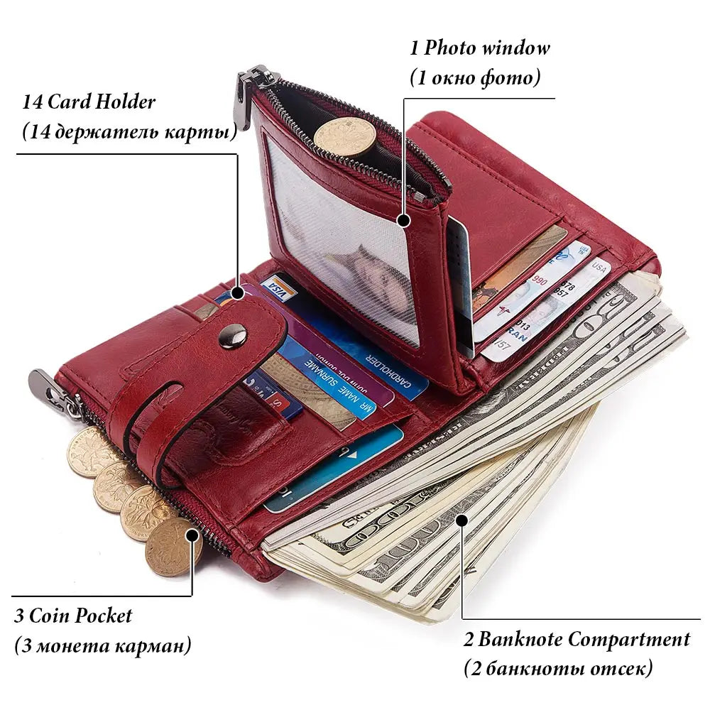 Elegant Genuine Leather Purse