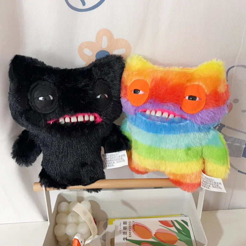 Crazy Monster Plush Toy – Rainbow Rabbit Ugly Cute Plush Doll