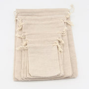 5/10 Pcs Linen Drawstring Gift Bags