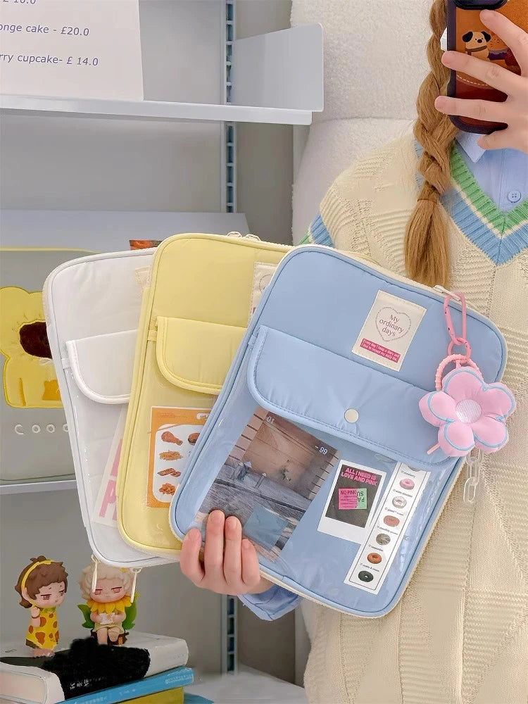 Korean Cute Laptop Sleeve Bag 13.3–14.5 Inch for MacBook Air/Pro