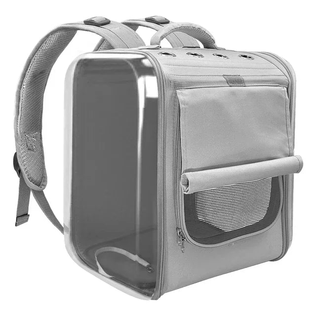 Portable Shoulder Cat Bag – Large Capacity Breathable Transparent Pet Carrier