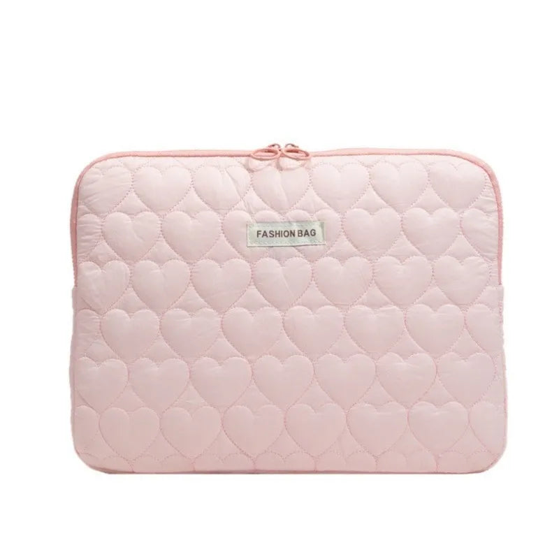 Cute Puffy Laptop & Tablet Sleeve Bag – MacBook Air 13, 13-14", 15-16" Notebook Pouch