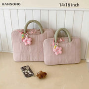 Puffy Laptop Sleeve for Women – 14/16 Inch Notebook Handbag