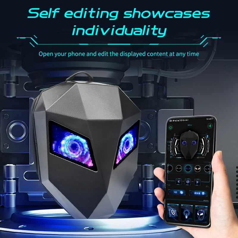 Waterproof LED Backpack for Commuters – Motorcycle & Daily Travel Bag