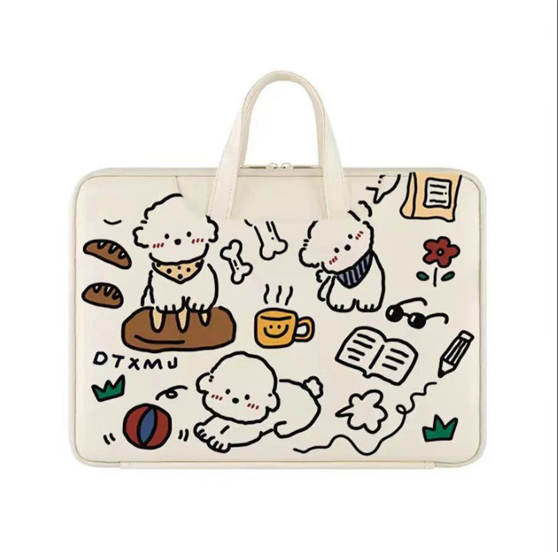Cute Waterproof Laptop Sleeve 13–16 Inch for MacBook & Notebooks