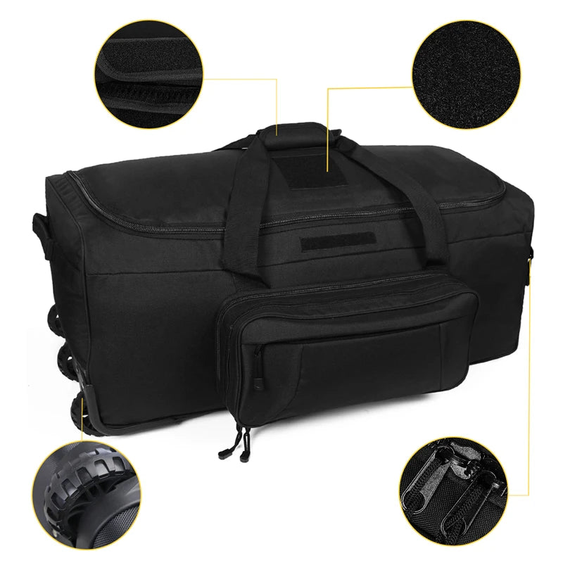 124L Wheeled Travel Duffel Bag