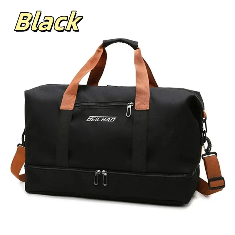 Durable Wet Dry Travel Duffle Bag – Wet Separation Duffel Bag
