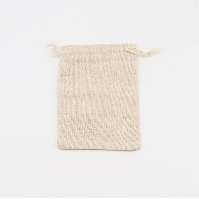 5/10 Pcs Linen Drawstring Gift Bags
