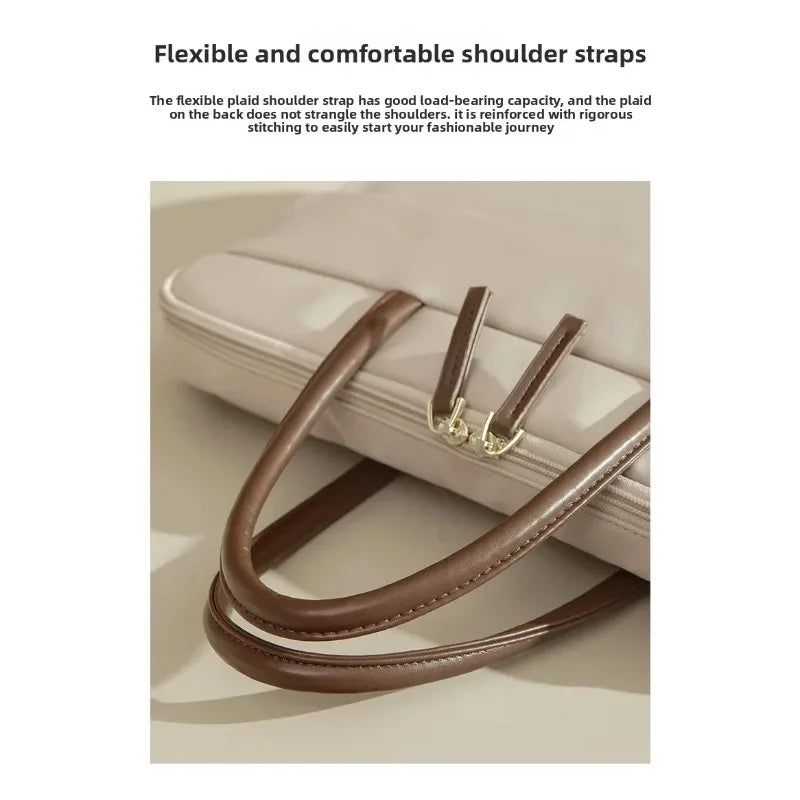 Stylish Solid Color Laptop Bag Briefcase – Work & Office Bag