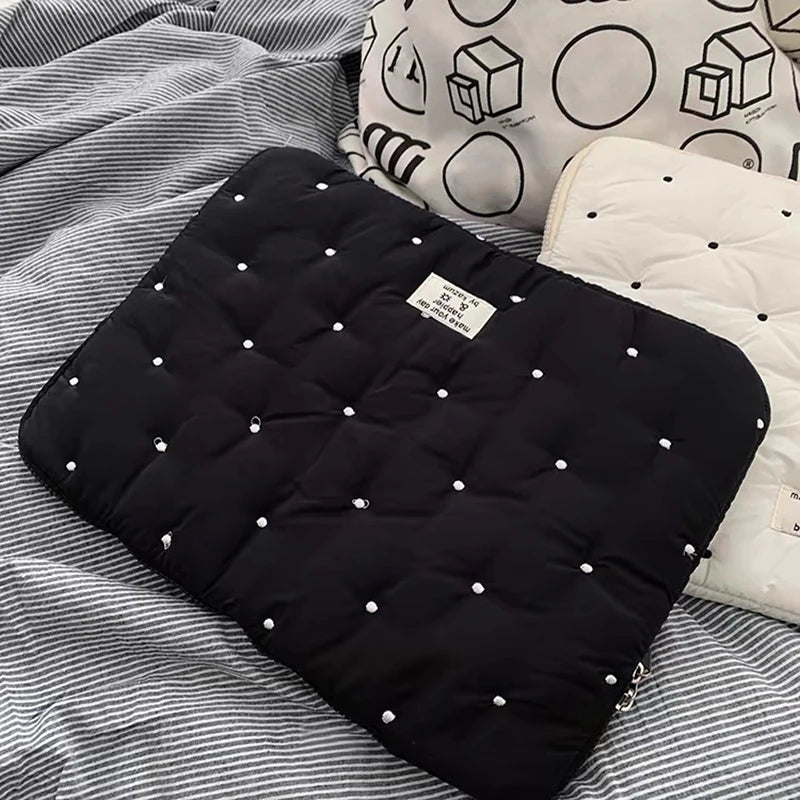 Puffy Laptop Sleeve for MacBook-Cute Notebook Pouch 15–16 Inch