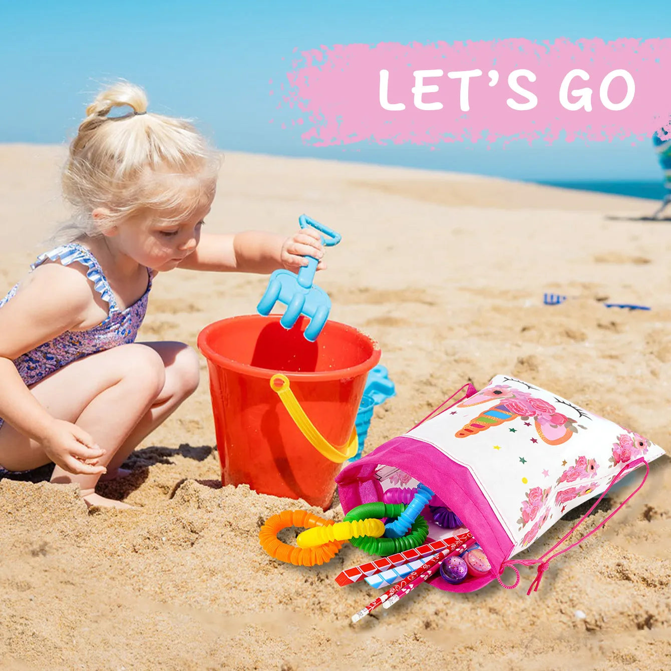 Cute Cartoon  Drawstring Pouches